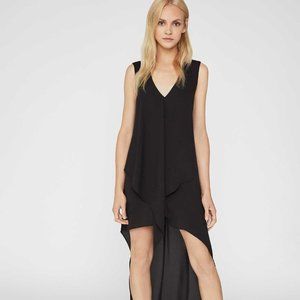 BCBGMAXAZRIA  RUFFLE DRESS XXS NWT $178